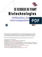 Cours Biotech Utilisation Des Microorganismes.2012