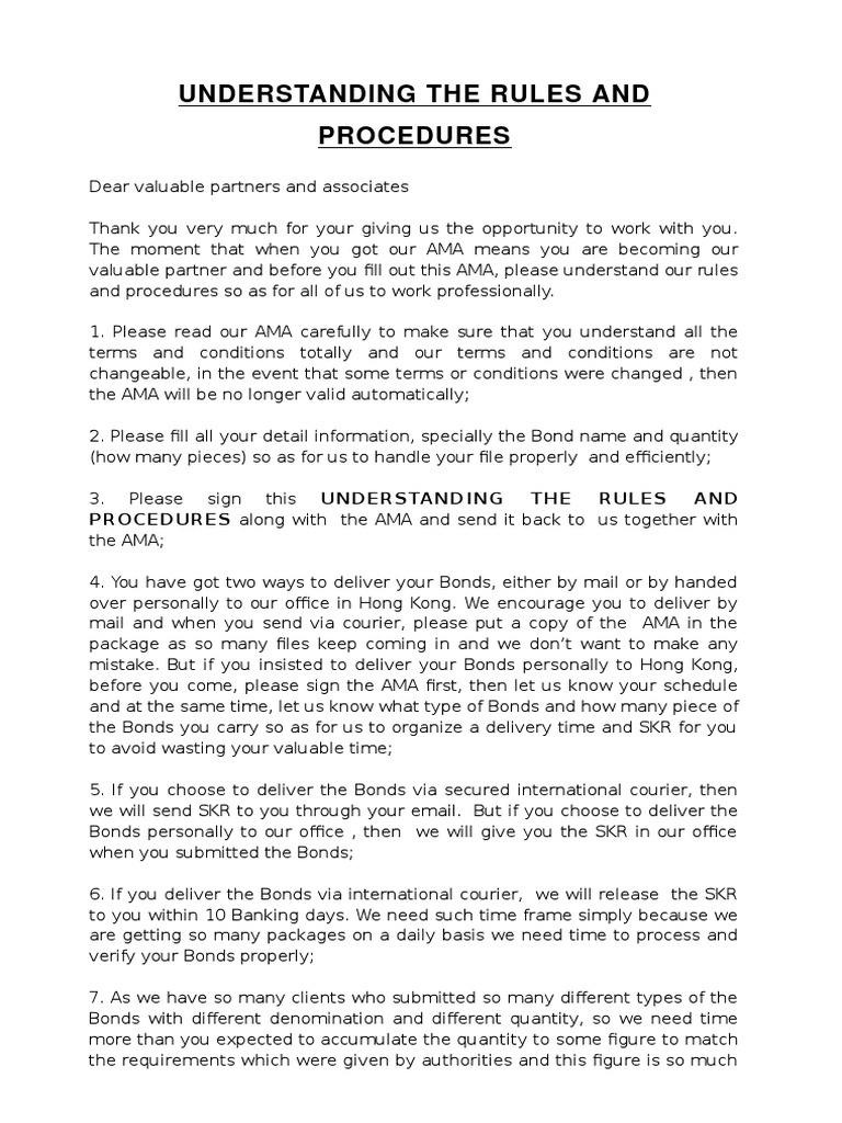 2 Understanding - The Rules and Procedures | PDF | Security | Business
