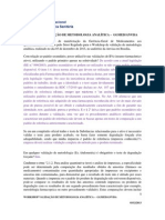 Questionamento Do Workshop GGMED - Validação de Metodologia Analítica