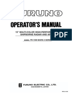 Furuno Marine Radar FR1500MK2 Operator's Manual