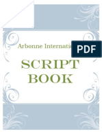 Arbonne Script Book