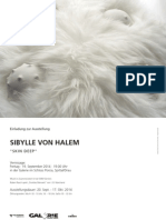 Einladung Ausstellungseröffnung Sibylle v. Halem in Spittal an der Drau