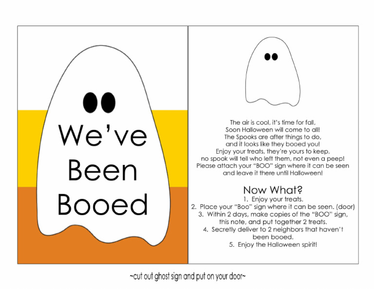 You've Been Booed PDF