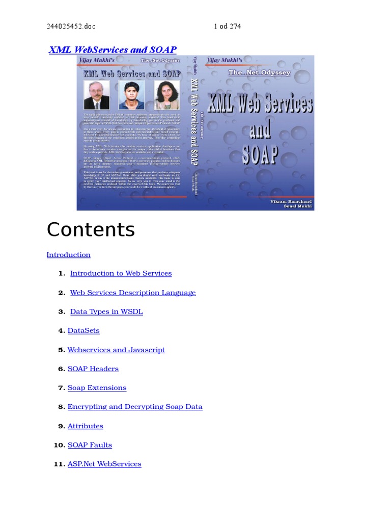Understanding XML Web Services and SOAP: A Comprehensive Guide to ...