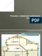 Arhitektonska Fizika - Koef. Prolaza Toplote