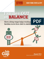 Families Out of Balance: How A Living Wage Helps Families Move From Debt To Stability