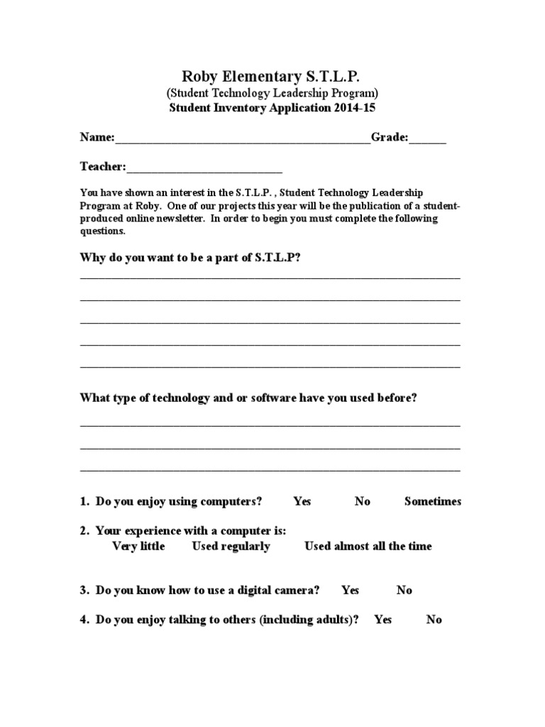 Stlpapplication | PDF