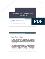 Metodologia Da Pesquisa Científica