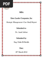 Download Estee Lauder Strategic Plan by radislamy SN239550609 doc pdf