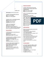 Unit 4 Question Forms Asking For Descriptions 1)