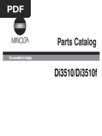 Konica-Minolta Di3510 Parts Manual