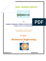 Mechanical Engineering: Industrial Training Report