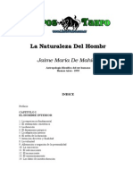 De Mahieu, Jaime Maria - La Naturaleza Del Hombre