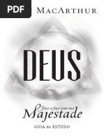 Guia de Estudo - Deus - Face a Face Com Sua Majestade - John MacArthur