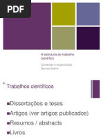 A Estrutura Do Trabalho Cientifico