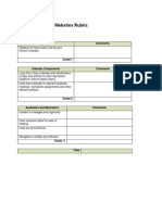 802website Rubric