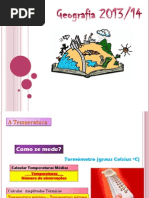 Variação Da Temperatura