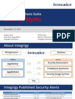 Integrigy Oracle E-Business Suite Security Myths