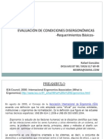 Requerimiento de Un Estudio Ergonomico PDF