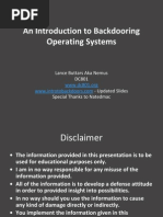 DEFCON 22 Lance Buttars Nemus Intro To Backdooring OS