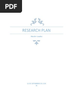 REsearch Plan