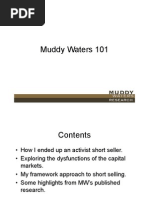 Carson Block: Muddy Waters 101