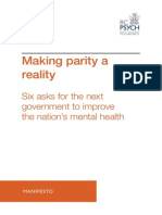 Making Parity A Reality - RCPsych Manifesto