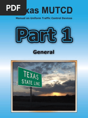 Texas Mutcd Part i