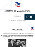 Sistemas de Manufactura Unidad 1