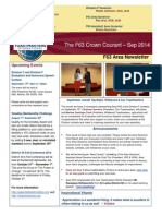 "The F63 Crown Courant" - Sep 2014 Newsletter For Area F63, District 44 Toastmasters
