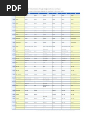 24 hour schedule