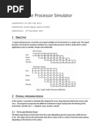 Superscalar Processor Simulator Report PDF Version