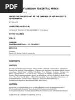 Narrative of A Mission To Central Africa: James Richardson