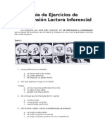 Actividad Comprensión Lectora Inferencial