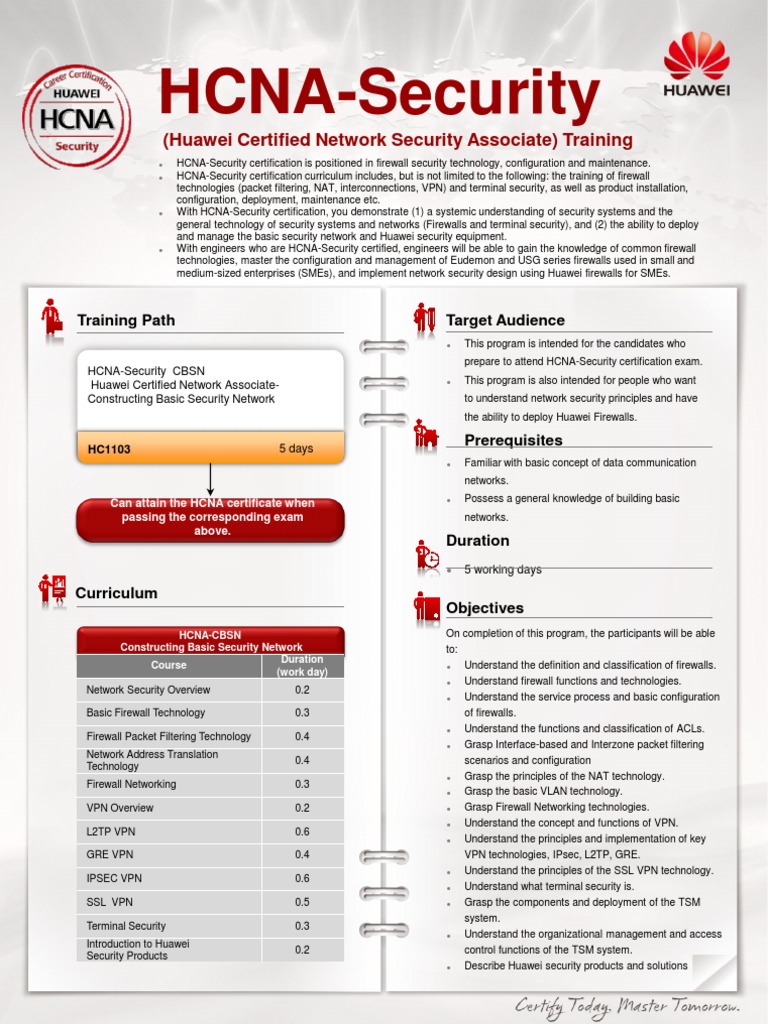 HCNA-Security Certification Training Guide | PDF | Firewall (Computing ...