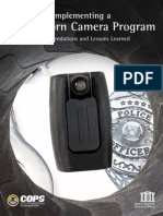 Implementing A Body-Worn Camera: Program Recommendations and Lessons Learned