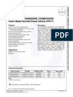 FSDM0465RE, FSDM0565RE, FSDM07652RE Green Mode Fairchild Power Switch (FPS™)