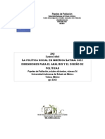 DImensiones de Analisis y Diseño de Politicas Publicas.