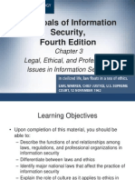Principals of Information Security, Fourth Edition: Legal, Ethical, and Professional Issues in Information Security