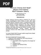 KMK No. 631 ttg Pedoman Peraturan Internal Staf Medis 