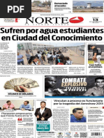 Periódico Norte edición del día 13 de septiembre de 2014