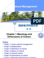 Cross-Cultural Management Guide to Dimensions and Values