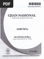 Download Soal Dan Pembahasan UN Matematika SMP Tahun 2014pdf by BudiUtomoSPd SN239603968 doc pdf