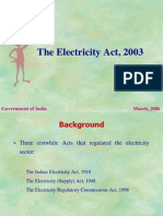 Main Features of Electricity Act 2003 (1)