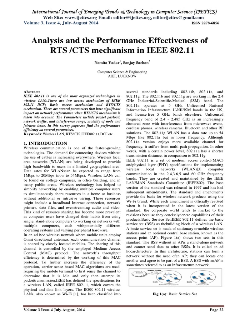 Analysis and The Performance Effectiveness of RTS /CTS Mechanism in ...
