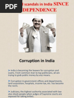 Scams and Scandals in India SINCE INDEPENDENCE
