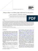 Fitting an Ellipse to an Arbitrary Shape-implications for Strain Analysis