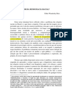 Fabio Wanderley Reis - o Mito e o Valor Da Democracia Racial