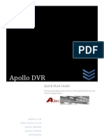 Apollo DVR Quick Start Guide