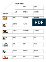 Illustrated Irregular Verbs